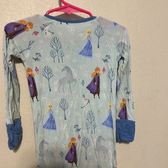 Little Sleepies Blue Princess Pajamas - Picture 6 of 6